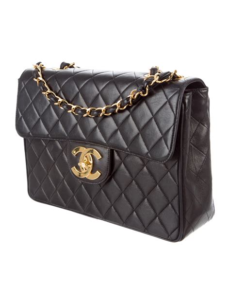 chanel big handbags|Chanel large classic handbag price.